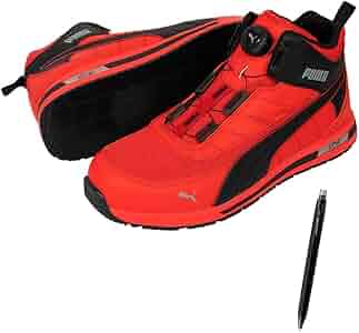 美品　スイッチバック・レッド・ディスク・ミッド 安全靴　PUMA 26センチ 美品 スイッチバック・レッド・ディスク・ミッド 安全靴 PUMA 26